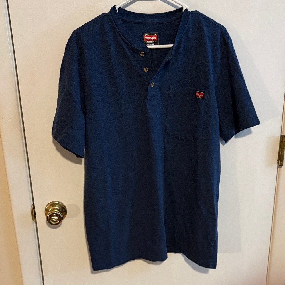 Wrangler Navy Blue Short Sleeve Tee